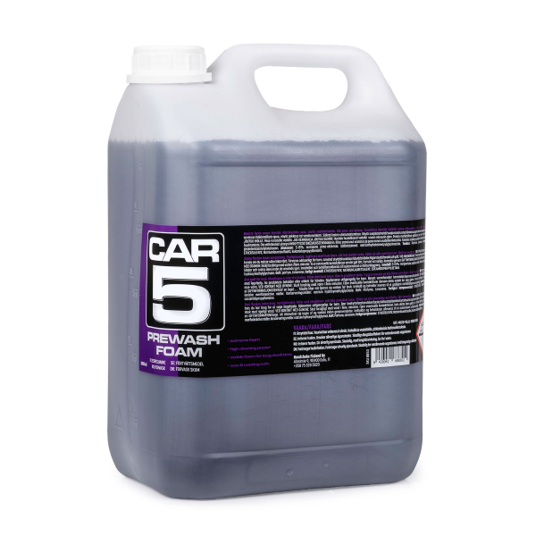 Förtvättsmedel CAR5 Prewash Foam - Skummande / Vaxsäkert