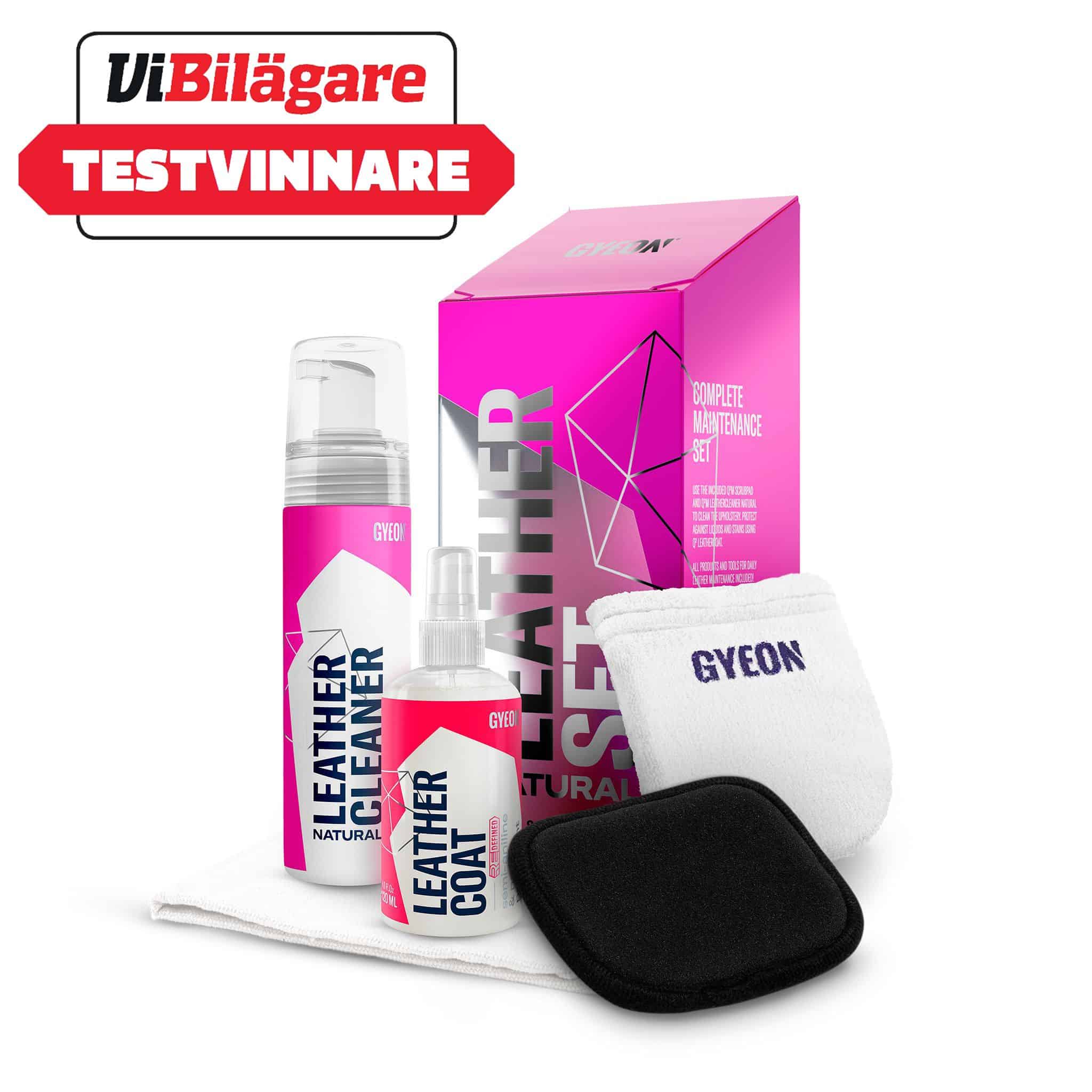Läderbehandlingspaket Gyeon Q²M LeatherSet Natural från Gyeon hos Kitchentime.