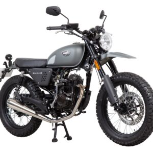 Moped Viarelli Scrambler mattgrå 45 km/h manuell (Euro 5 Klass 1) från Viarelli hos Kitchentime.
