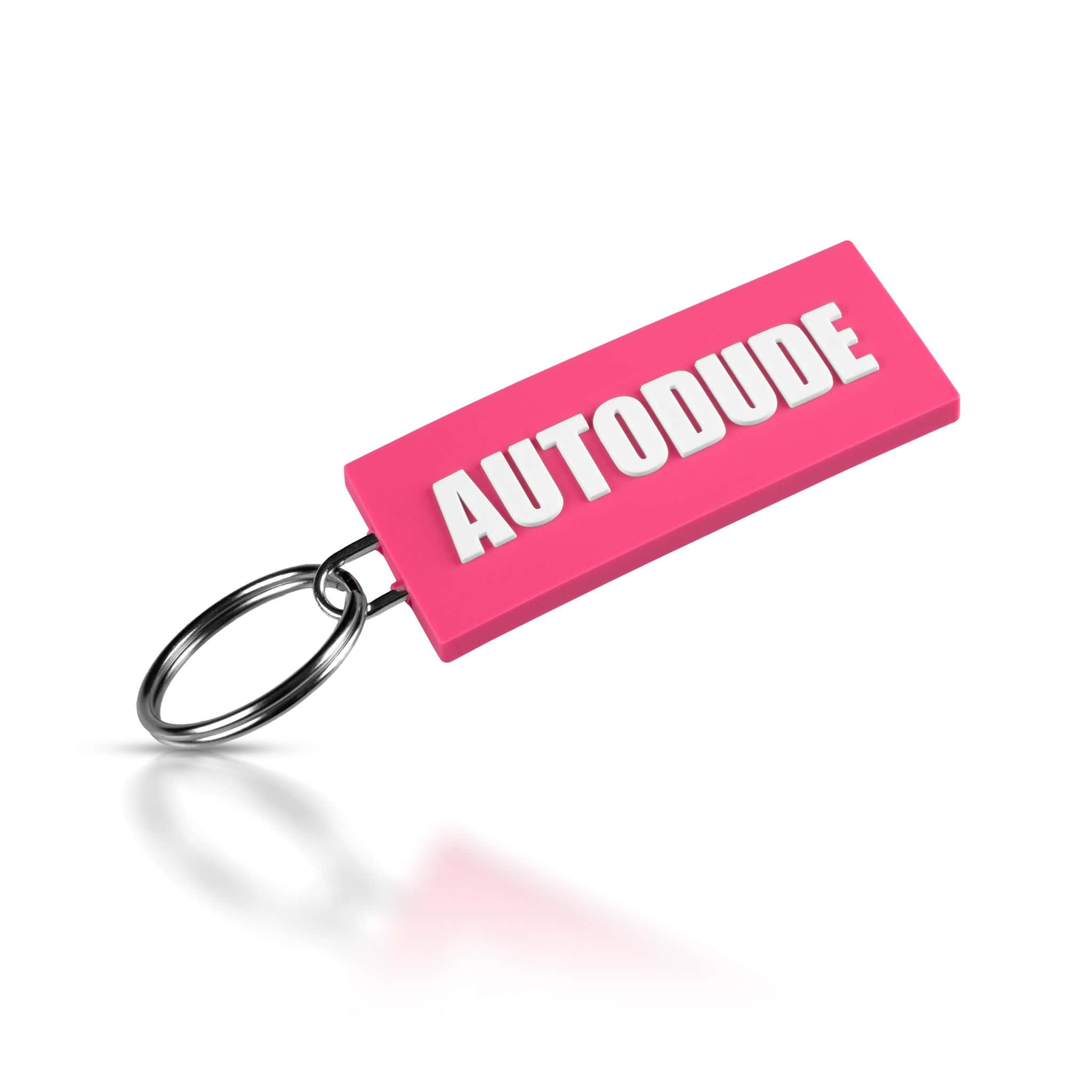 Nyckelring Autodude Pink / White