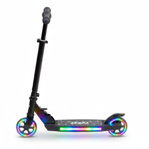 Zebra Sparkcykel för barn med RGB-LED Svart från X-Pro hos Kitchentime.